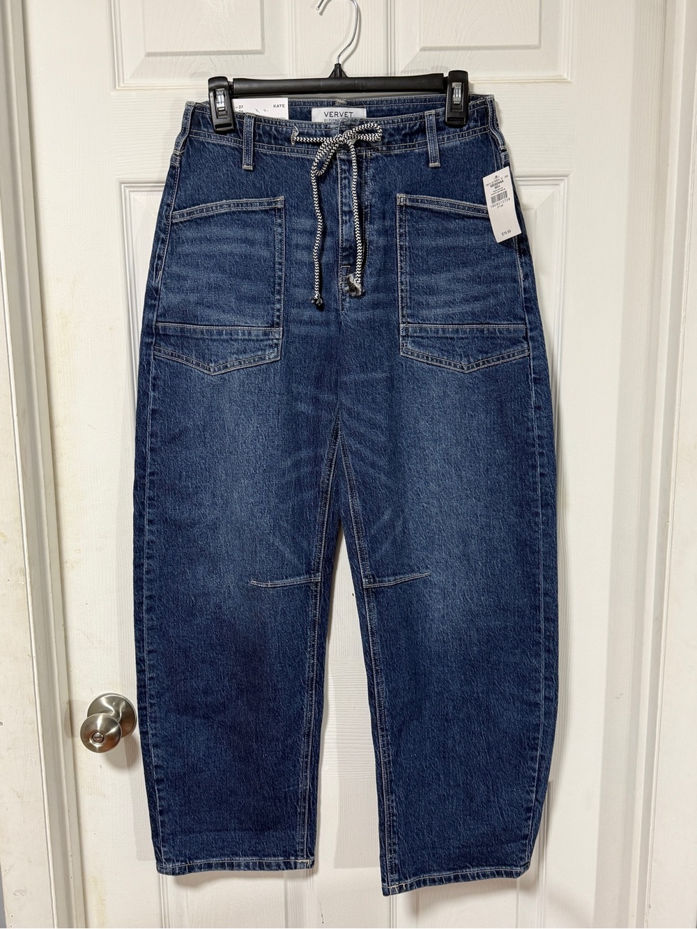 VERVET by Flying Monkey Drawstring BARREL Jeans